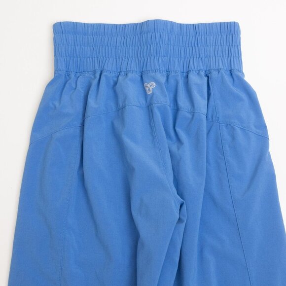 Aritzia Tna MOVE Boomerang Pant Blue Elastic Waist Cuffed Ankle Joggers - Picture 8 of 12